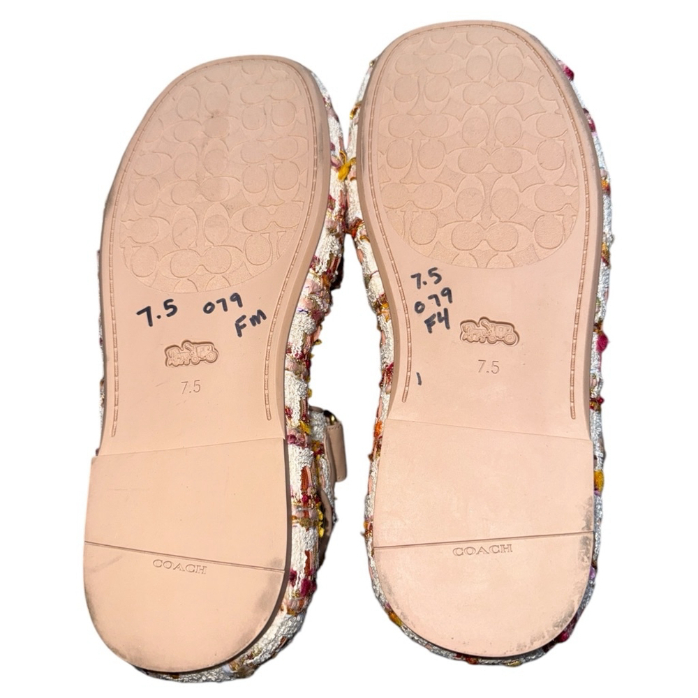 COACH Peyton Tweed Platform Sandals Women's Size 7.5 - Picture 15 of 15